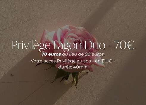 Image de la prestation Privilège Lagon Duo